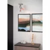Luminaires Lucide Plafonnier Lucide PICTO Gris, Rose, 1 lumière* Plafonniers