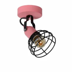 Luminaires Lucide Plafonnier Lucide Pola Rose, Noir, 1 lumière* Plafonniers