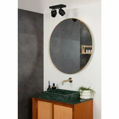 Luminaires Lucide Plafonnier Lucide PRESTON Noir, 2 lumières* Spots Et Projecteurs