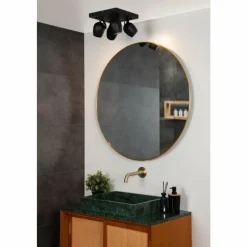 Luminaires Lucide Plafonnier Lucide PRESTON Noir, 4 lumières* Spots Et Projecteurs