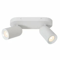 Luminaires Lucide Plafonnier Lucide PUNCH Blanc, 2 lumières* Spots Et Projecteurs