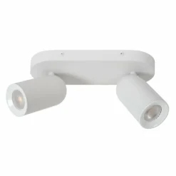 Luminaires Lucide Plafonnier Lucide PUNCH Blanc, 2 lumières* Spots Et Projecteurs