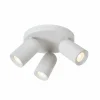 Luminaires Lucide Plafonnier Lucide PUNCH Blanc, 3 lumières* Spots Et Projecteurs