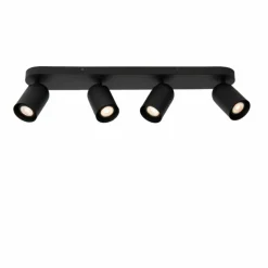 Luminaires Lucide Plafonnier Lucide PUNCH Noir, 4 lumières* Spots Et Projecteurs