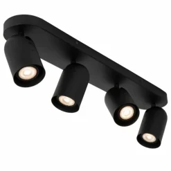 Luminaires Lucide Plafonnier Lucide PUNCH Noir, 4 lumières* Spots Et Projecteurs