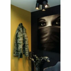 Luminaires Lucide Plafonnier Lucide PUNCH Noir, 3 lumières* Spots Et Projecteurs