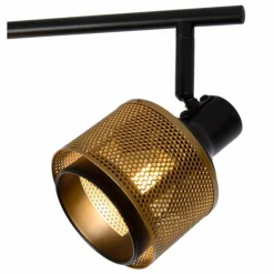 Lampes Dorées-Luminaires Lucide Plafonnier Lucide RAFA Noir, 4 lumières