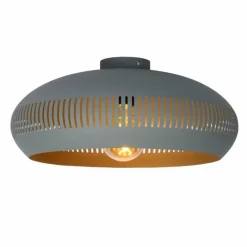 Lampes Vintages & Rétros-Luminaires Lucide Plafonnier Lucide RAYCO Gris, 1 lumière