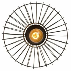 Luminaires Scandinaves-Luminaires Lucide Plafonnier Lucide REDA Noir, 1 lumière