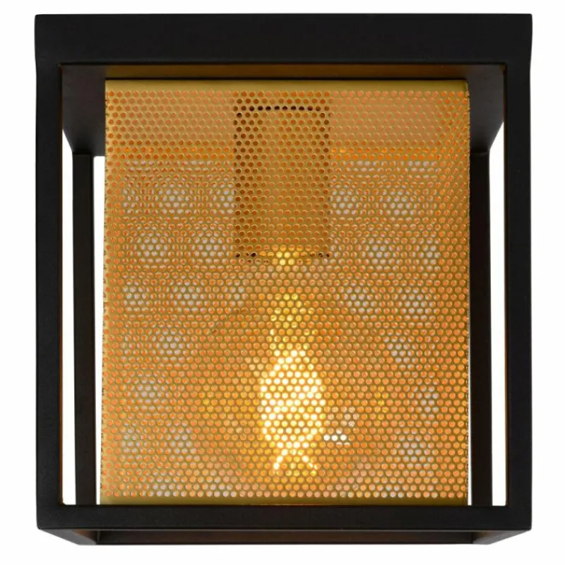 Lampes Dorées-Luminaires Lucide Plafonnier Lucide SANSA Noir, 1 lumière