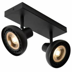 Luminaires Lucide Plafonnier Lucide SENSAS Noir, 2 lumières* Spots Et Projecteurs