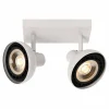 Luminaires Lucide Plafonnier Lucide SENSAS Blanc, 2 lumières* Spots Et Projecteurs
