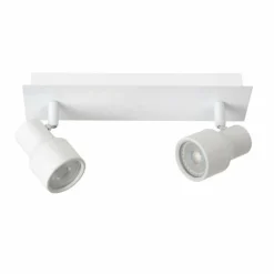 Luminaires Rustiques-Luminaires Lucide Plafonnier Lucide SIRENE LED Blanc, 2 lumières