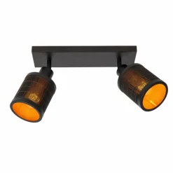 Luminaires Scandinaves-Luminaires Lucide Plafonnier Lucide TAGALOG Noir, 2 lumières