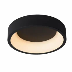 Lampes Vintages & Rétros-Luminaires Lucide Plafonnier Lucide TALOWE LED Noir, 1 lumière