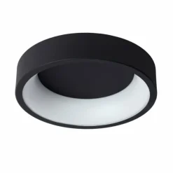 Lampes Vintages & Rétros-Luminaires Lucide Plafonnier Lucide TALOWE LED Noir, 1 lumière