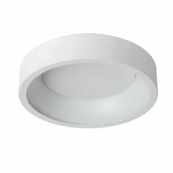 Luminaires Rustiques-Luminaires Lucide Plafonnier Lucide TALOWE LED Blanc, 1 lumière
