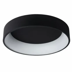 Lampes Vintages & Rétros-Luminaires Lucide Plafonnier Lucide TALOWE LED Noir, 1 lumière