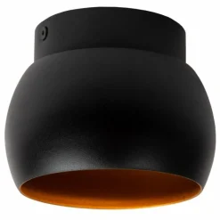 Lampes Dorées-Luminaires Lucide Plafonnier Lucide TORBEN Noir, 1 lumière