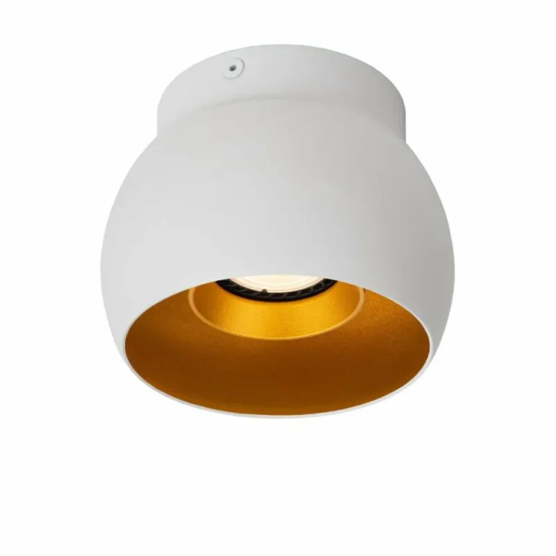 Lampes Dorées-Luminaires Lucide Plafonnier Lucide TORBEN Blanc, 1 lumière