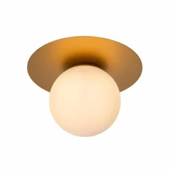 Luminaires Lucide Plafonnier Lucide TRICIA Or, Laiton, 1 lumière