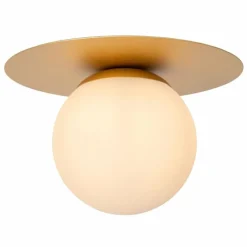 Luminaires Lucide Plafonnier Lucide TRICIA Or, Laiton, 1 lumière