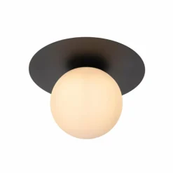 Luminaires Lucide Plafonnier Lucide TRICIA Noir, 1 lumière