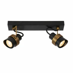 Luminaires Lucide Plafonnier Lucide TUNDRAN Noir, 2 lumières* Plafonniers