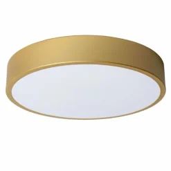Lampes Dorées-Luminaires Lucide Plafonnier Lucide UNAR LED Or, Laiton, 1 lumière