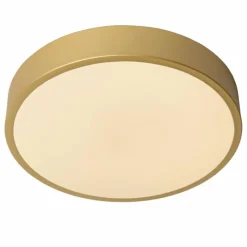 Lampes Dorées-Luminaires Lucide Plafonnier Lucide UNAR LED Or, Laiton, 1 lumière