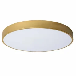 Lampes Dorées-Luminaires Lucide Plafonnier Lucide UNAR LED Or, Laiton, 1 lumière