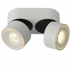 Luminaires Scandinaves-Luminaires Lucide Plafonnier Lucide YUMIKO LED Blanc, 2 lumières
