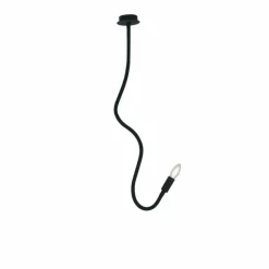 Lampes Vintages & Rétros-Luminaires Lutec Plafonnier Lutec LOVER Noir, 1 lumière