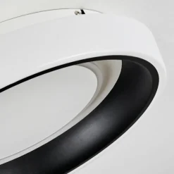 hofstein Plafonnier Mackay LED Blanc, 1 lumière, Télécommandes