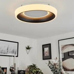 hofstein Plafonnier Mackay LED Blanc, 1 lumière, Télécommandes