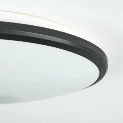 hofstein Plafonnier Magdala LED Noir, Blanc, 1 lumière