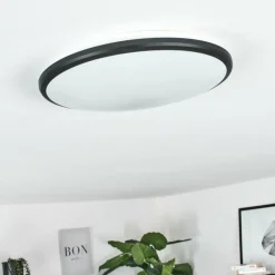 hofstein Plafonnier Magdala LED Noir, Blanc, 1 lumière