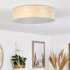 hofstein Plafonnier Magdalena Écru, Blanc, 2 lumières