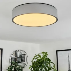 hofstein Plafonnier Maho LED Aluminium, 1 lumière* Éclairage Led