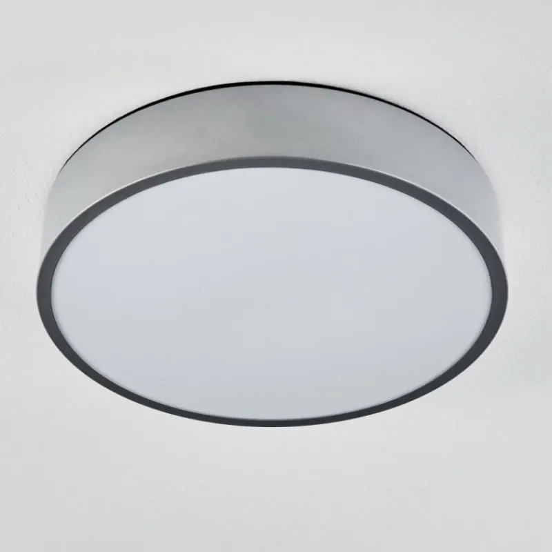 hofstein Plafonnier Maho LED Aluminium, 1 lumière* Éclairage Led