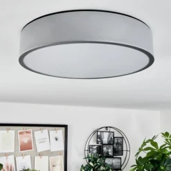 hofstein Plafonnier Maho LED Aluminium, 1 lumière* Éclairage Led