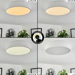 hofstein Plafonnier Maho LED Blanc, 1 lumière