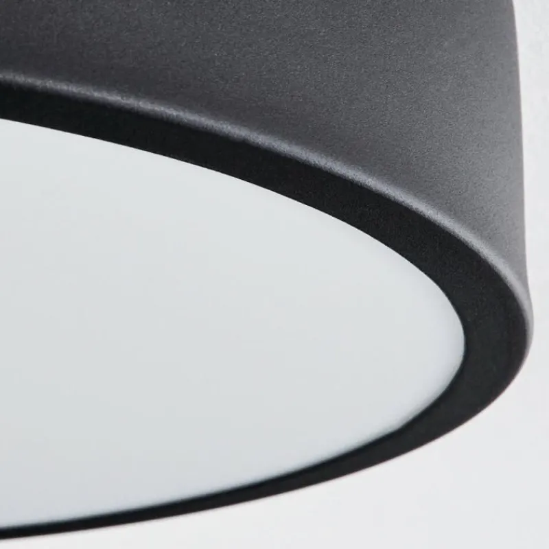 hofstein Plafonnier Maho LED Noir, 1 lumière