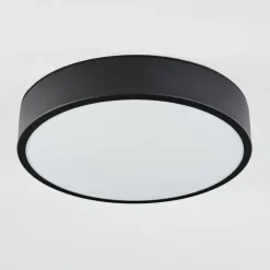 hofstein Plafonnier Maho LED Noir, 1 lumière