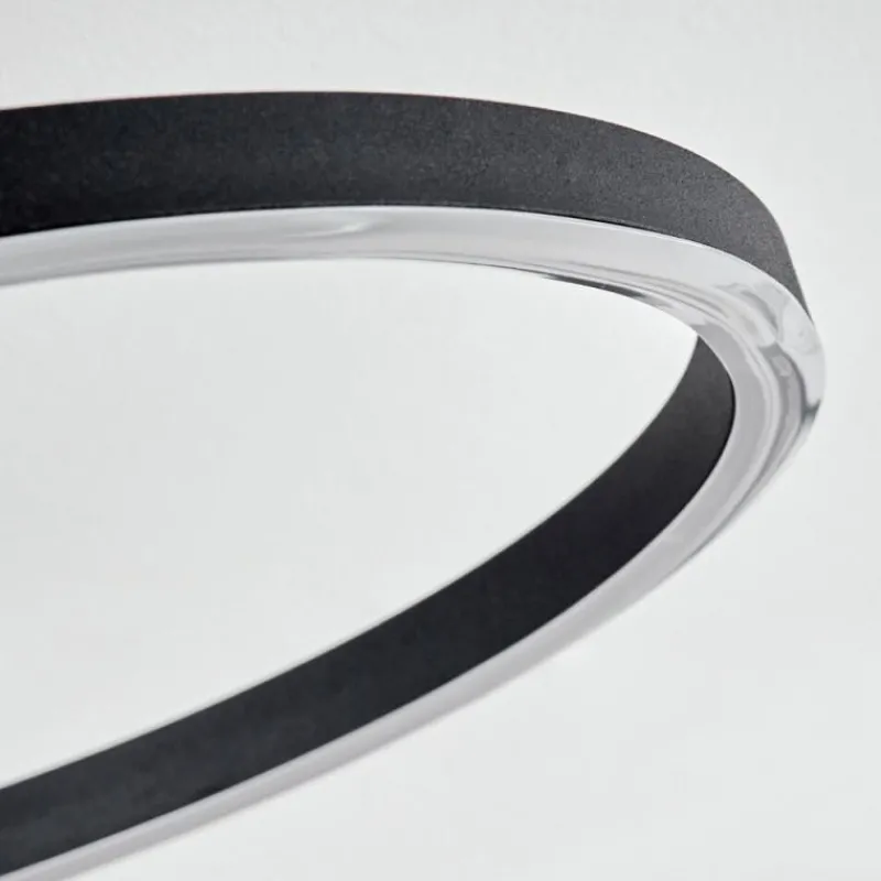 hofstein Plafonnier Malanje LED Noir, 4 lumières