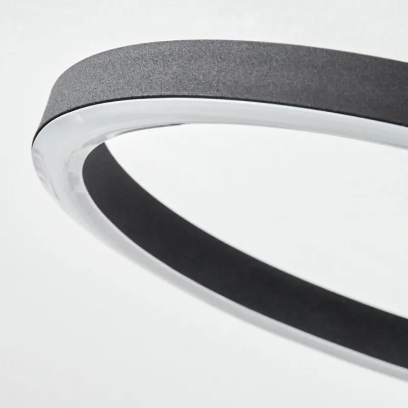 hofstein Plafonnier Malanje LED Noir, 2 lumières