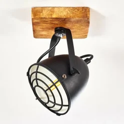 hofstein Plafonnier Malix Brun, Noir, 1 lumière