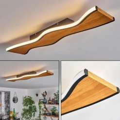 hofstein Plafonnier Malling LED Écru, Noir, Blanc, 1 lumière