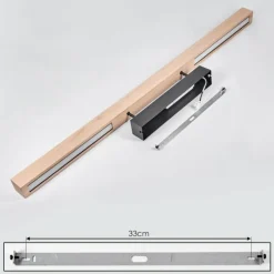 hofstein Plafonnier Mansupa LED Écru, Noir, 3 lumières