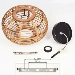 Style Boho-Chic-hofstein Plafonnier Manteau Écru, 1 lumière